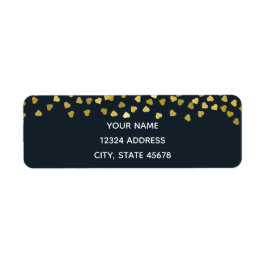 金ゴールドハート ラベル