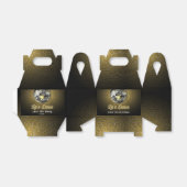 金ゴールドハーフトーンディスコボールレッズダンス誕生日 フェイバーボックス (折り畳みなし)