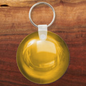 金ゴールドバウキーチェーン キーホルダー (正面)