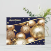 金ゴールドバウズクリスマスホリデーパーティー 招待状 (スタンド正面)