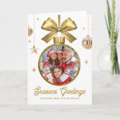 金ゴールドバウブルファミリーの写真 シーズンカード (正面)