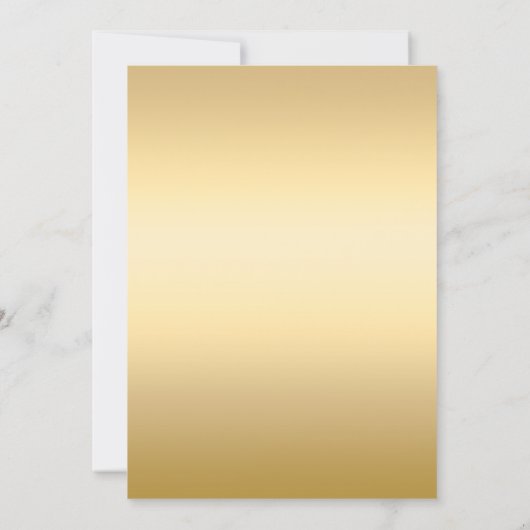 金ゴールドバウ松の緑のクリスマスパーティー 招待状 (裏面)