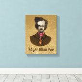 金ゴールドバグ付きエドガー キャンバスプリント (インサイチュ (ウッドフロア))