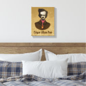 金ゴールドバグ付きエドガー キャンバスプリント (インサイチュ (寝室))