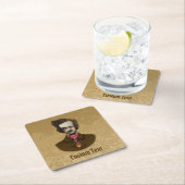 金ゴールドバグ付きエドガー スクエアペーパーコースター (インサイチュ)