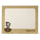 金ゴールドバグ付きエドガー ノートパッド (正面)