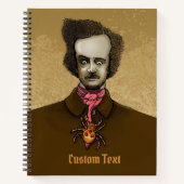 金ゴールドバグ付きエドガー ノートブック (正面)