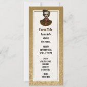 金ゴールドバグ付きエドガー 招待状 (正面)