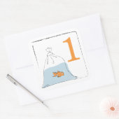 金ゴールドバッグ スクエアシール (封筒)