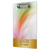 金ゴールドバッジレインボー波絵を描スターバスト曲線 クリップボード (左)