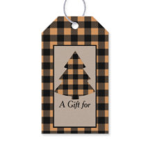 金ゴールドバッファロープレイドクリスマスツリー