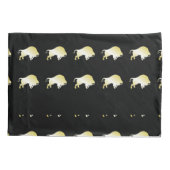 金ゴールドバッファロー 枕カバー (裏面)