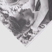 金ゴールドバナー付き/フラワーオーバーレイ自分の写真を追加 薄葉紙 (詳細)