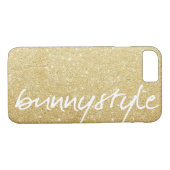 金ゴールドバニースタイル- iPhone 7ケースを呼吸 Case-Mate iPhoneケース (裏面(横))