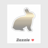 金ゴールドバニー シール (シート)