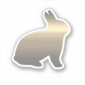 金ゴールドバニー シール (正面)