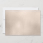 金ゴールドバプテスマ《キリスト教》洗礼式や命名式ベビーバラガーデンフォト サンキューカード (裏面)