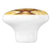 金ゴールドバラオンバラセラミック描画プル セラミックノブ (側面)