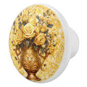 金ゴールドバラオンバラセラミック描画プル セラミックノブ (右)