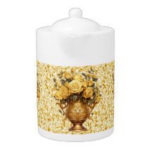 金ゴールドバラオンバラTeapot 40 ozs