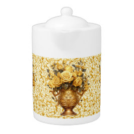 金ゴールドバラオンバラTeapot 40 ozs