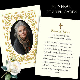 金ゴールドバラカトリック葬儀祈りの言葉メモリアル