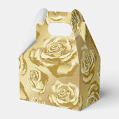 金ゴールドバラギフトボックス フェイバーボックス (裏面サイド)