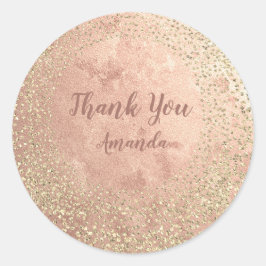 金ゴールドバラグリッタースキニー赤面ラックス名サンキュー ラウンドシール