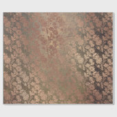 金ゴールドバラシ王室のックフォキエ赤面パウダーフローラ ラッピングペーパー (フラット)