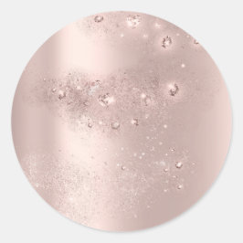 金ゴールドバラスパークサンキュースイーツブライダルシャワー ラウンドシール