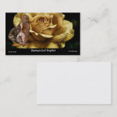 金ゴールドバラドッグウイングバタフライ 名刺 (正面/裏面)