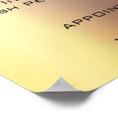 金ゴールドバラピーチメイクアップアーティストアイズラッシュプライス ポスター (角)