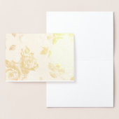 金ゴールドバラフォイルカード、標準(5 x 7インチ) 箔カード (ディスプレー)