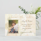 金ゴールドバラ写真Save the Date セーブザデート (スタンド正面)