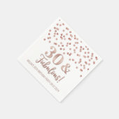 金ゴールドバラ紙吹雪30と素晴らしい スタンダードカクテルナプキン (角)