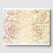 金ゴールドバラ ゲストブック (裏面)