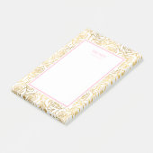 金ゴールドバラ(ピンク) ポストイット (アングル)
