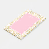 金ゴールドバラ(ピンク) ポストイット (アングル)