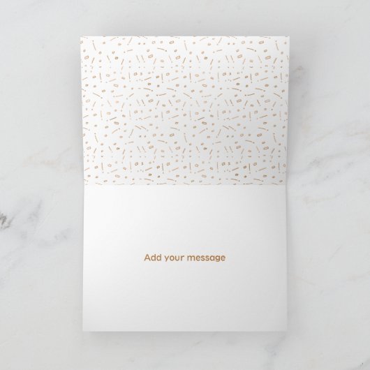 金ゴールドバラ「私たちと結婚してくれてありがとう」 サンキューカード (内部)