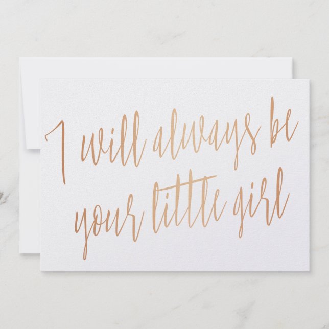 金ゴールドバラ「私は常にあなたの小さな女の子である」 (正面)