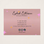 金ゴールドバラLash Clientレコードスクリプトカリグラフィー (裏面)