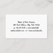 金ゴールドバルーンと紙吹雪 | 《写真》ぼけ味後円 名刺 (裏面)