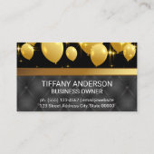 金ゴールドバルーンイベントプランナー | 内張り 名刺 (裏面)