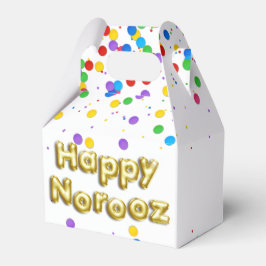 金ゴールドバルーンハッピーNoroozペルシャ新年 フェイバーボックス