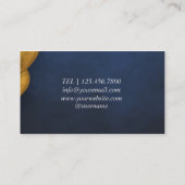 金ゴールドバルーンモダン名刺 名刺 (裏面)