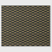 金ゴールドバルーン応援40歳40歳の誕生日 ラッピングペーパー (フラット)