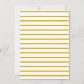 金ゴールドバルーン第3誕生日招待状 (裏面)