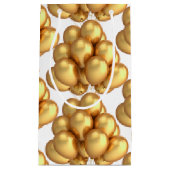 金ゴールドバルーン紙抱き枕 スモールペーパーバッグ (正面)