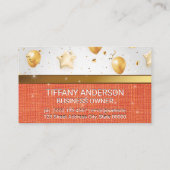 金ゴールドバルーン | お祝い | イベントケータリング 名刺 (裏面)