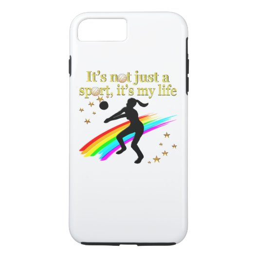 金ゴールドバレーボールは私の人生のデザイン Case-Mate iPhoneケース (裏面)